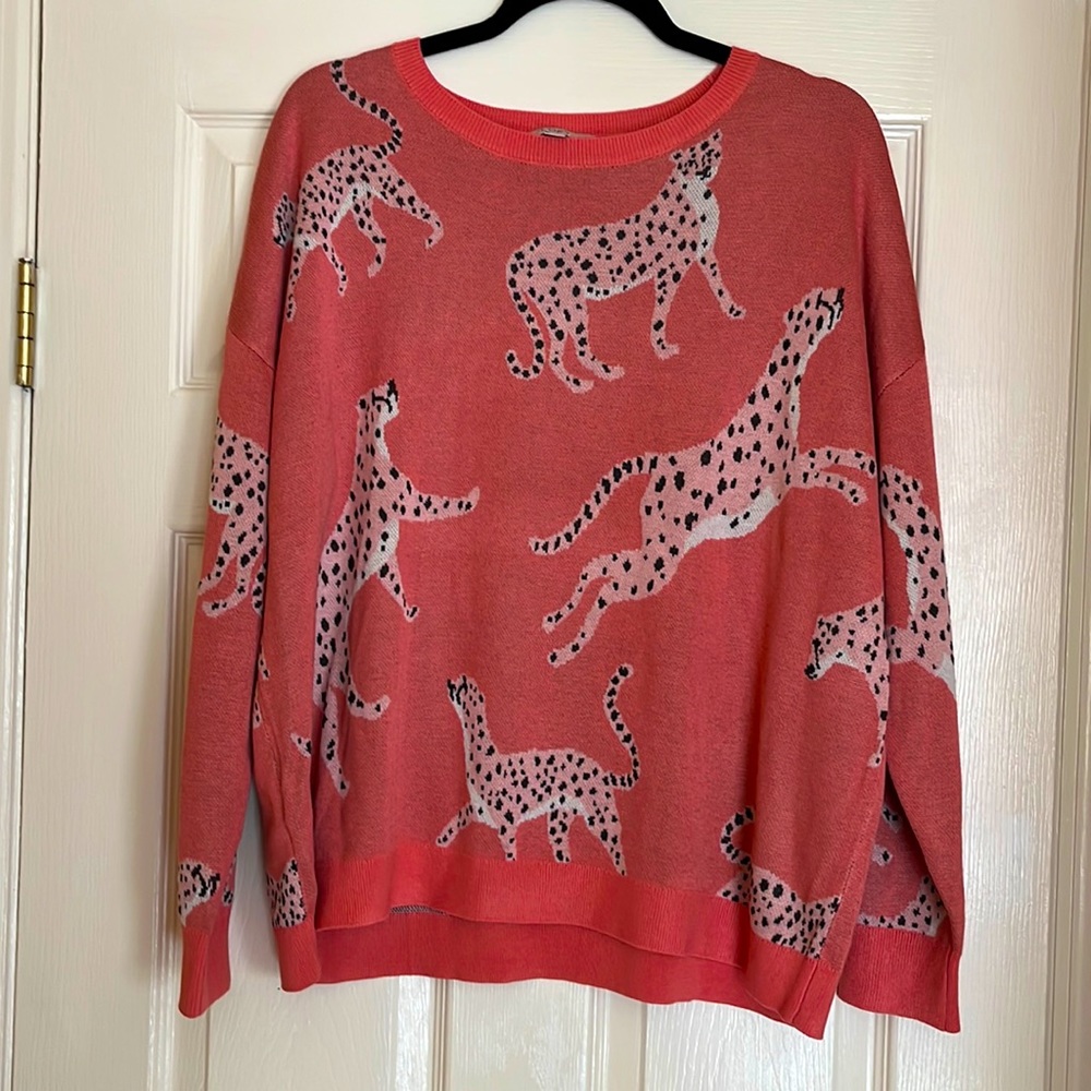 Loft leopard tunic top